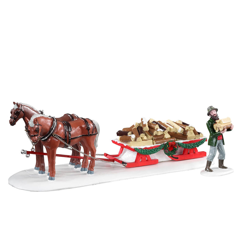 Firewood Delivery - 2 Piece Set - The Country Christmas Loft
