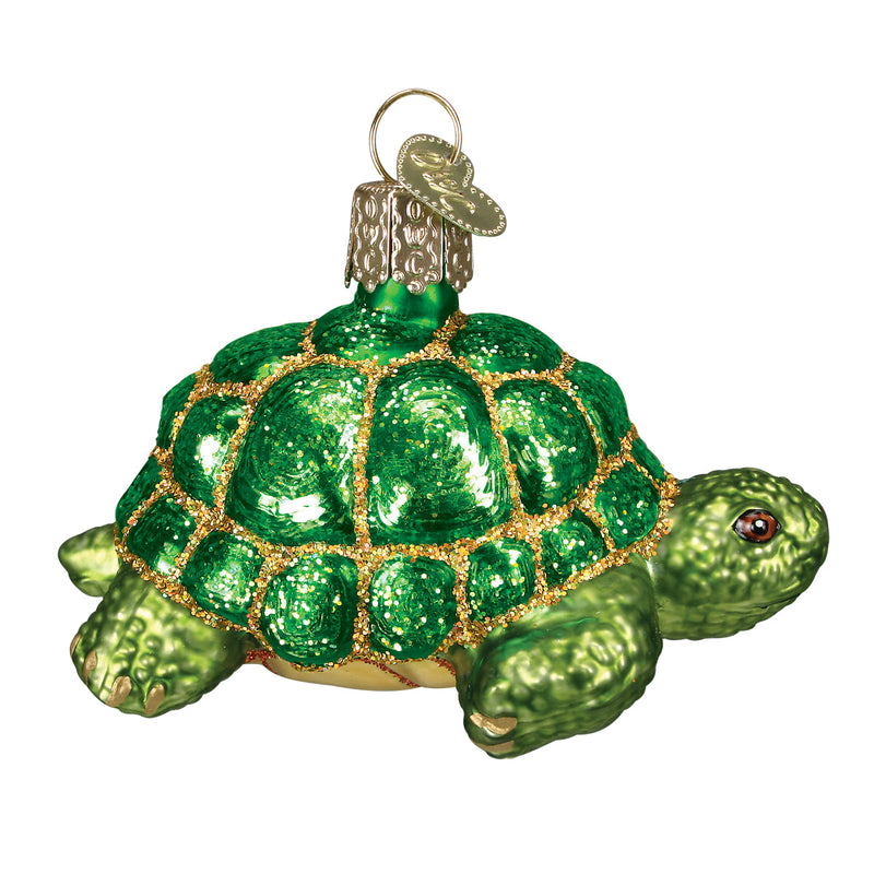 Tortoise Glass Ornament - The Country Christmas Loft
