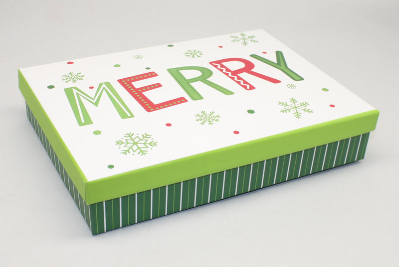 Rectangular Gift Box - 10x7x2 - - The Country Christmas Loft