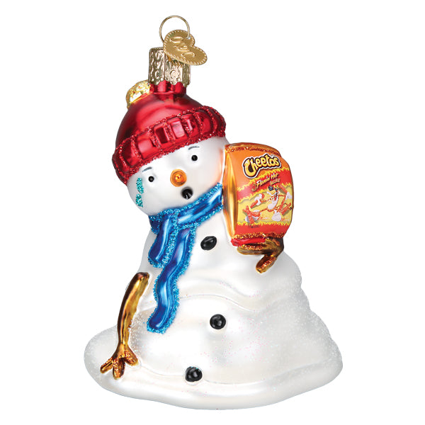 Flamin' Hot Cheetos Snowman Ornament - The Country Christmas Loft