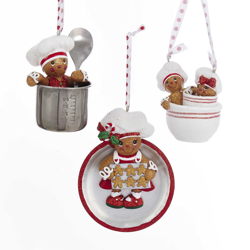 Gingerbread in Cup Ornament -  Large Cup - The Country Christmas Loft