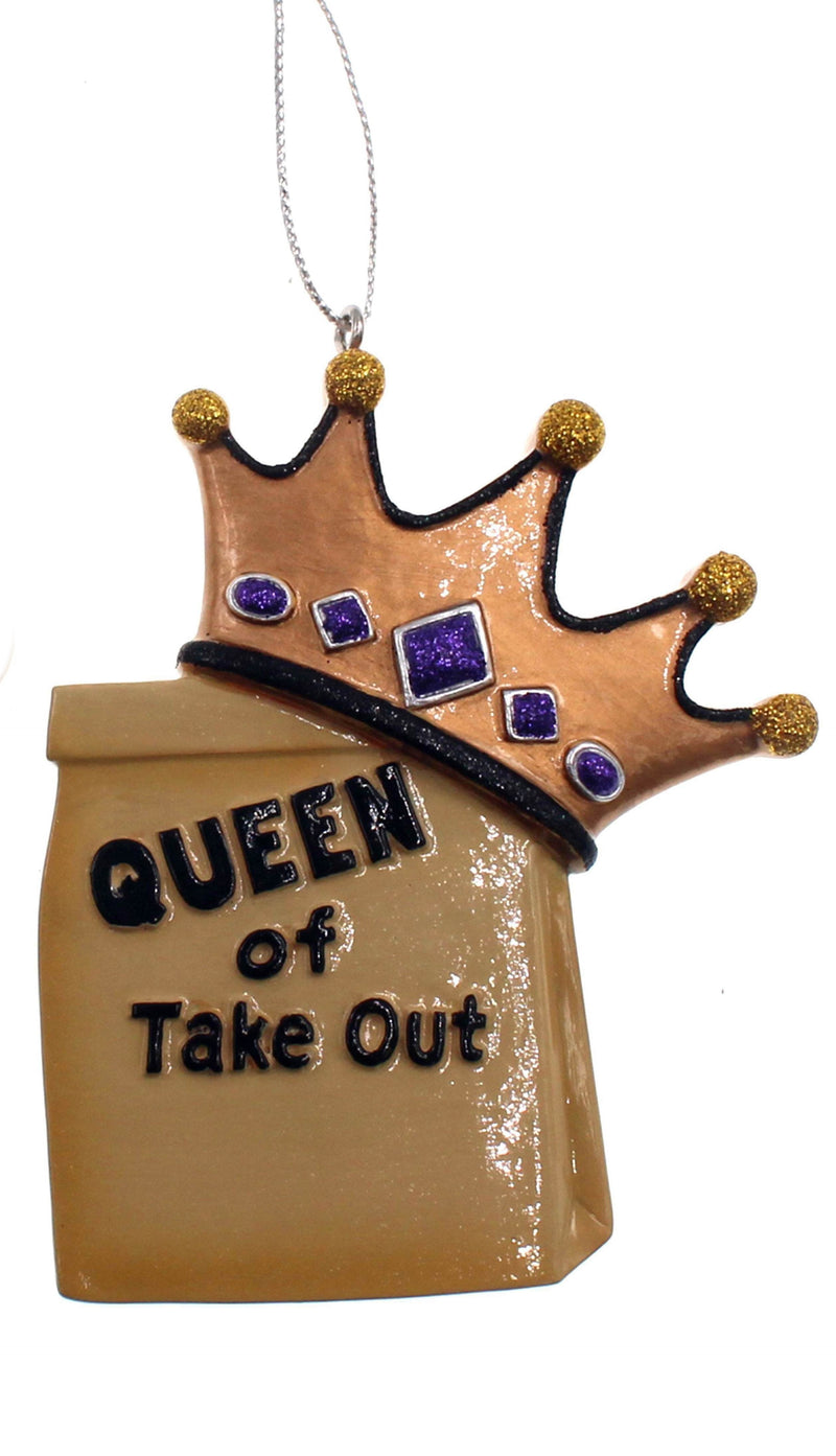 Take-out Royalty Ornament - Queen - The Country Christmas Loft