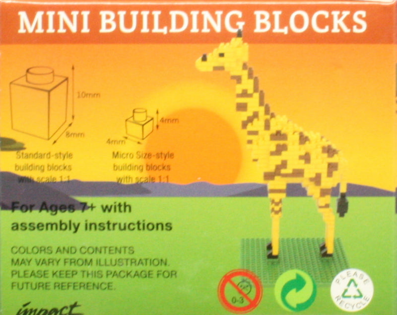 Mini Building Blocks - Giraffe - The Country Christmas Loft