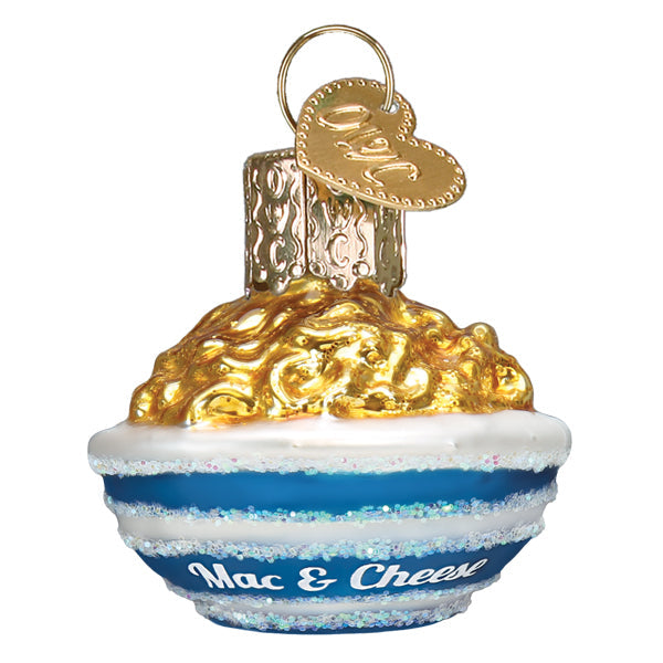 Gumdrop Mini Mac and Cheese Glass Ornament - The Country Christmas Loft
