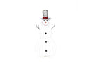 33 Inch Tall Electric Lighted Metal Snowman - The Country Christmas Loft