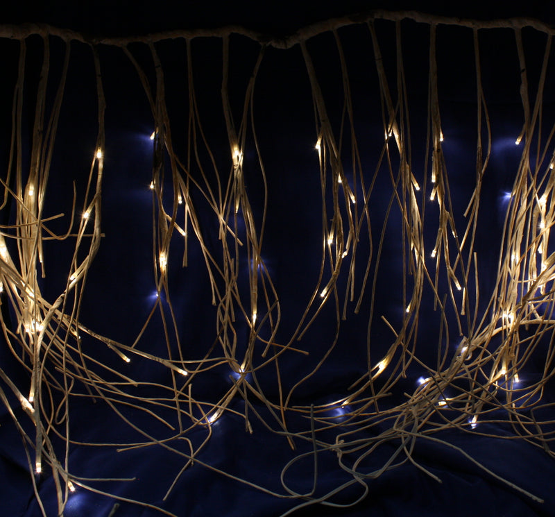 Birch Look Led Garland - The Country Christmas Loft