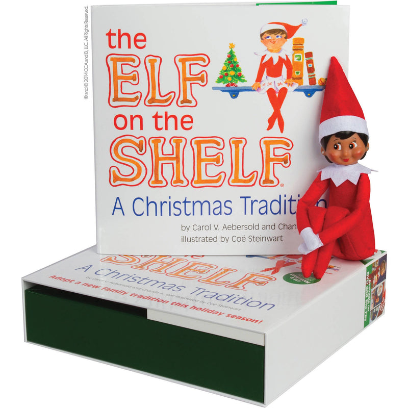 The Elf on the Shelf - Girl Dark Tone - The Country Christmas Loft