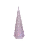 LED Acrylic Tree With 3 Light Color Projector - 22 Inches - The Country Christmas Loft