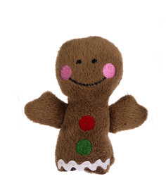 Holiday Finger Puppet - Gingerbread Man