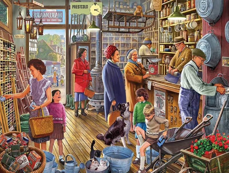 The Hardware Store - 550 Piece Jigsaw Puzzle - The Country Christmas Loft
