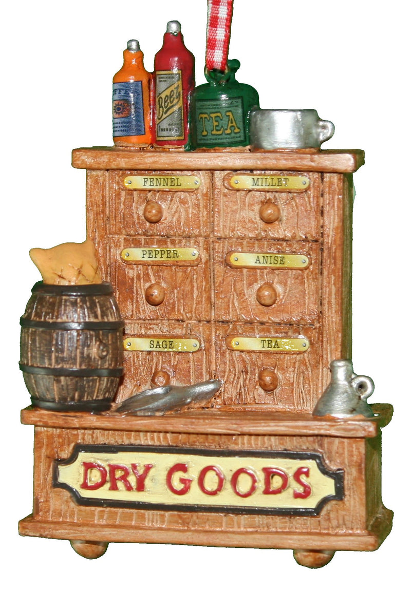 Kurt Adler Country Store Ornament - Dry Goods - The Country Christmas Loft