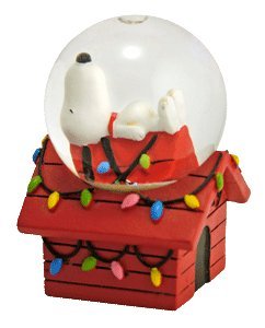 Snoopy Dog House Glitterdome - The Country Christmas Loft