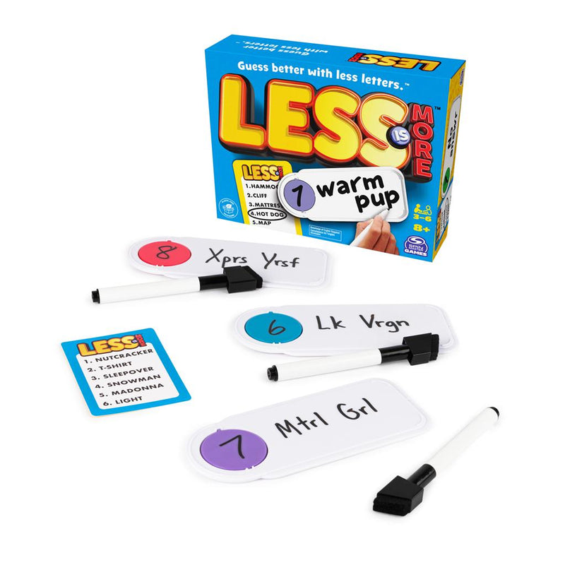Less Is More Game - Guess Better With Less Letters - The Country Christmas Loft