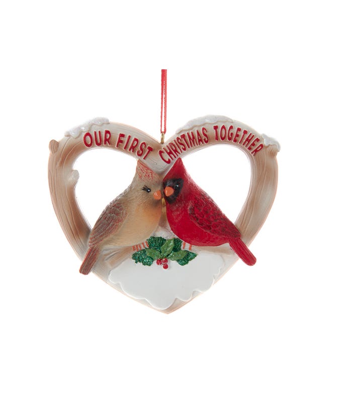 Our First Christmas Together - Cardinals Ornament - The Country Christmas Loft