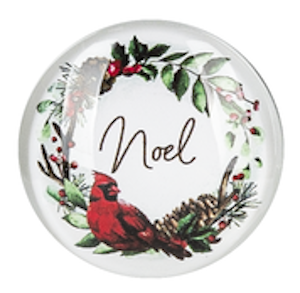 Cardinal Noel Wreath Magnet