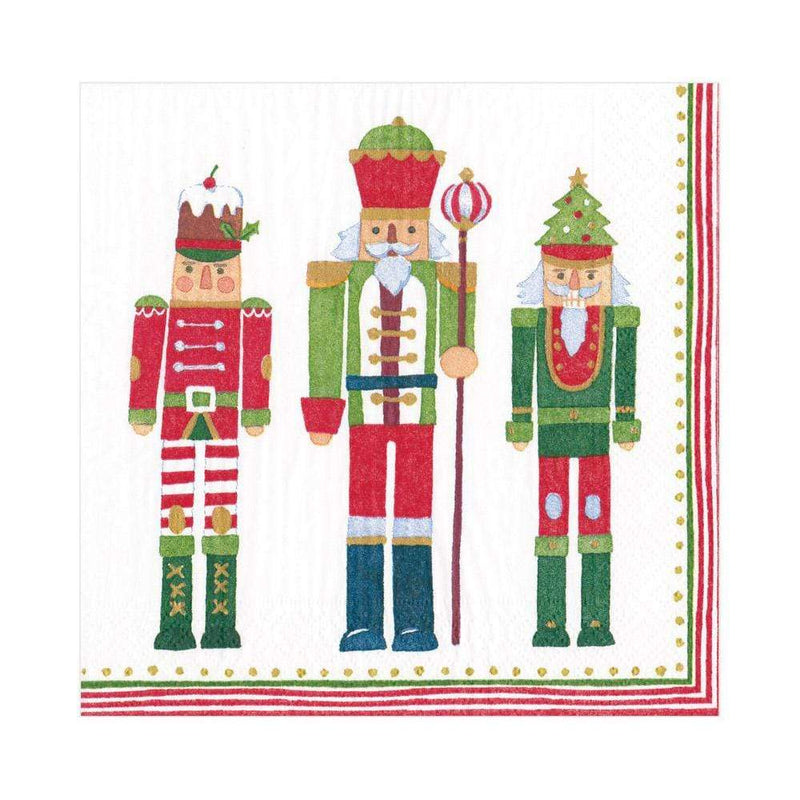 March of the Nutcrackers Paper Luncheon Napkins - The Country Christmas Loft