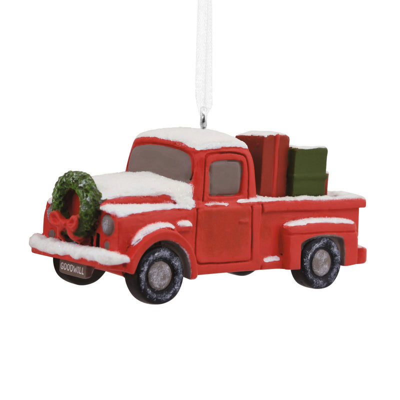 Red Pickup Truck Hallmark Ornament