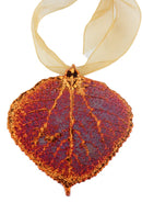 Aspen Leaf Ornament Copper - The Country Christmas Loft