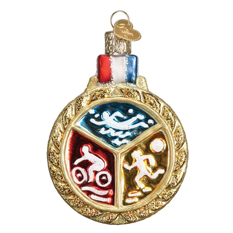 Old World Christmas Triathlon Medallion - The Country Christmas Loft