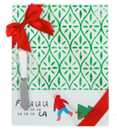 Christmas Glass Cutting Board with Spreader