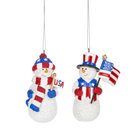 Patriotic Snowman Ornament - - The Country Christmas Loft