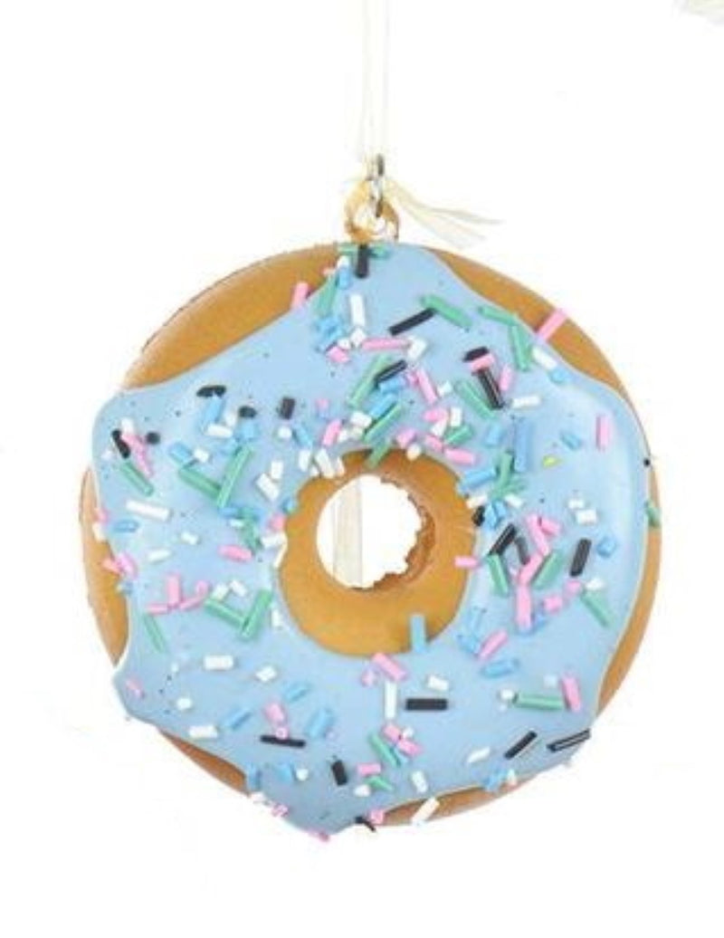 Foam Donut Ornament - Blueberry - The Country Christmas Loft
