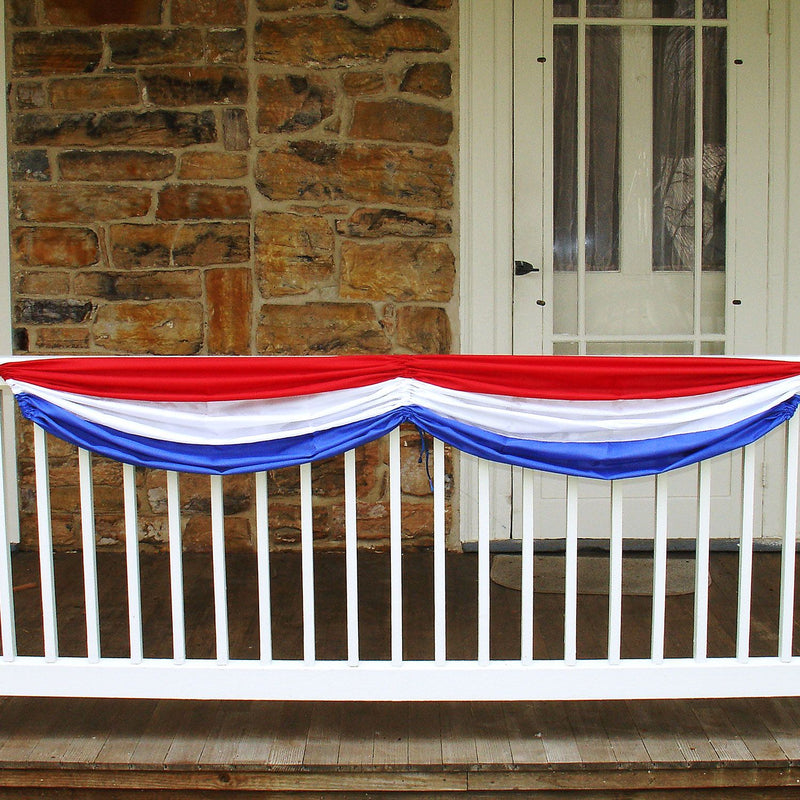 Patriotic Fabric Bunting - Over 5 Feet Long