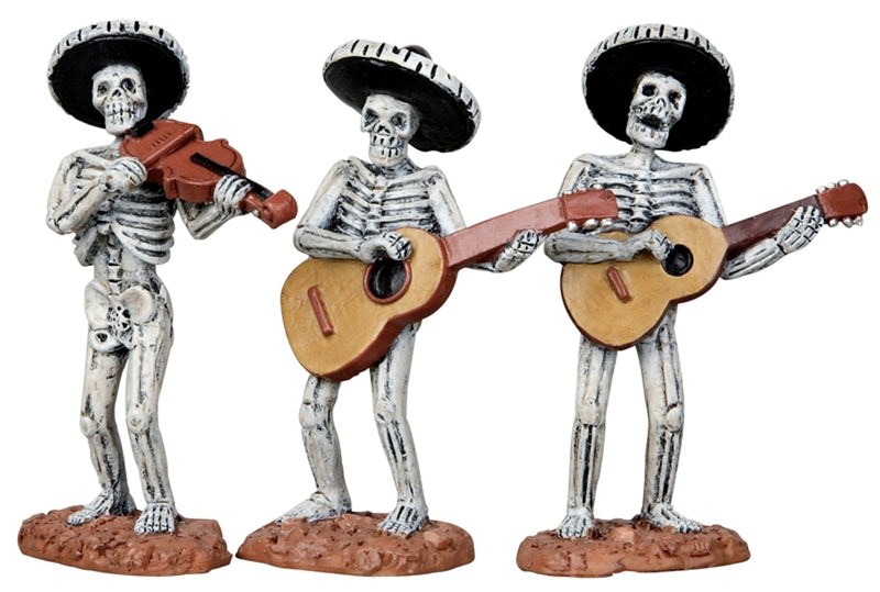 Skeleton Mariachi Band - 3 Piece Set - The Country Christmas Loft
