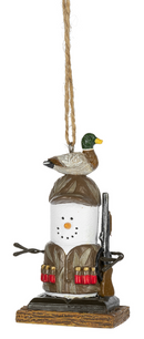 S'mores Duck Hunting Ornament - - The Country Christmas Loft