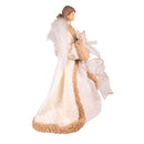 16 Inch  UL 10-Light Rustic Natural Angel Treetop - The Country Christmas Loft