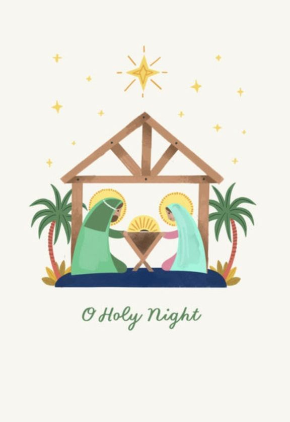 O Holy Night-Nativity -Video Greetings -10 Christmas Boxed Cards