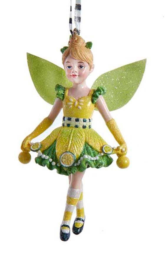 Lemonade Fairy Ornament - Lemon Garland - The Country Christmas Loft