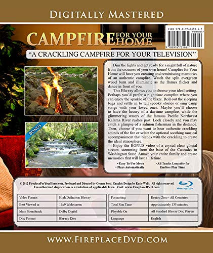 Fireplace For Your Home Dvd - Campfire Blue Ray