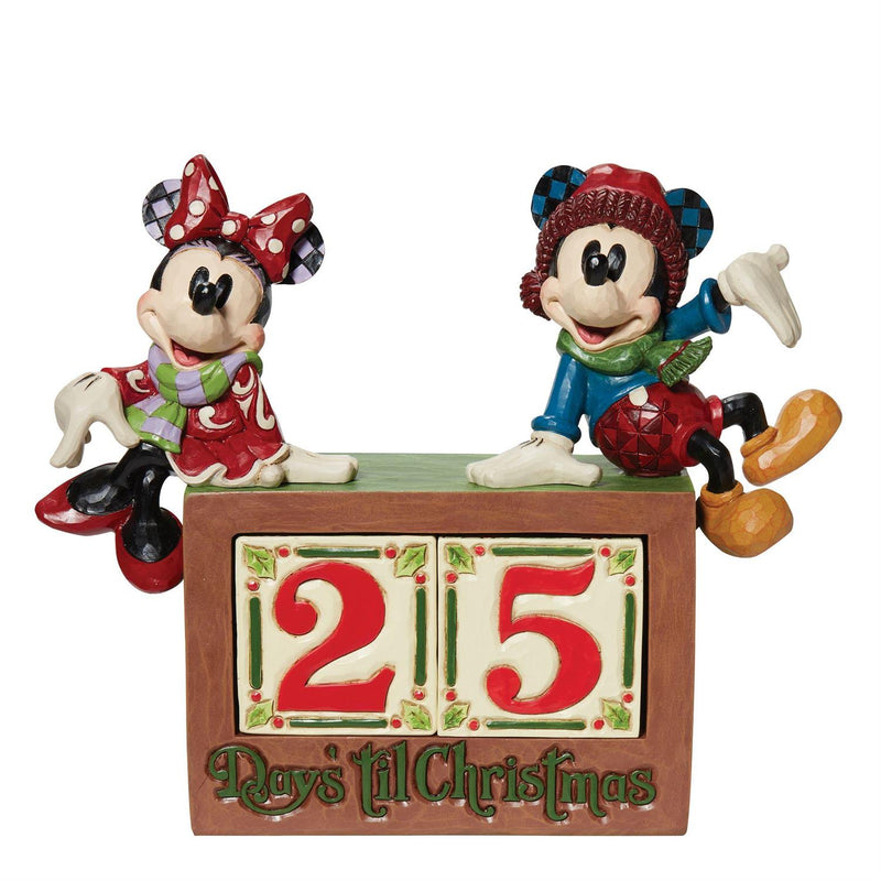 Mickey & Minnie Countdown Blocks - The Country Christmas Loft