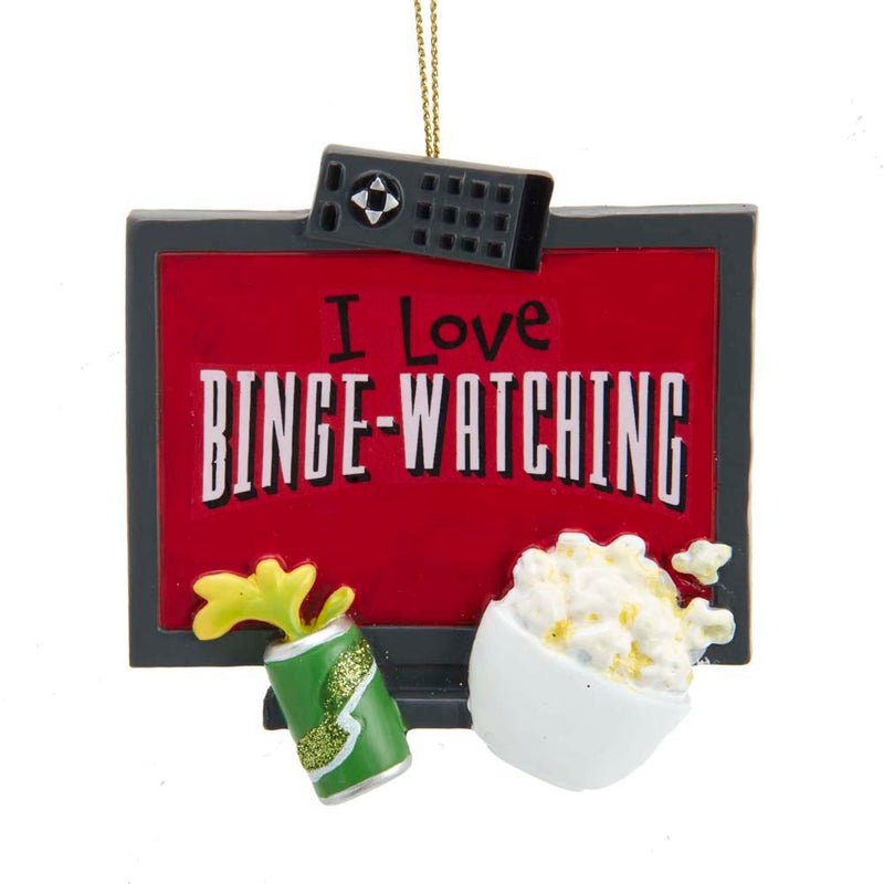 I Love Binge-Watching Ornament - The Country Christmas Loft