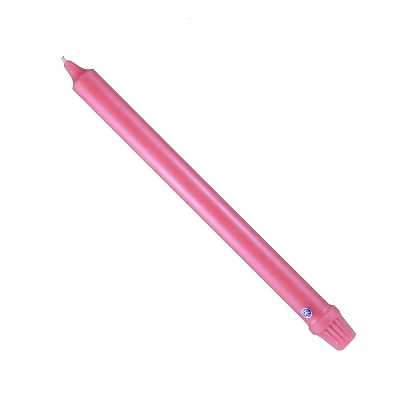 Colonial Candle Single Taper Candle (Rose Mauve) - 12 Inch - The Country Christmas Loft