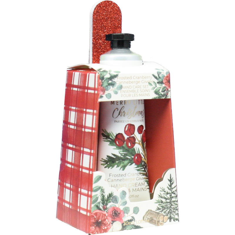 Frosted Cranberry Hand Cream and Nail File Gift Set