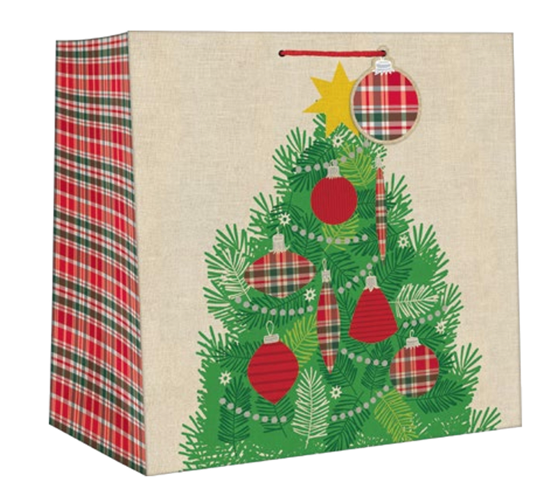 Jumbo Square Gift Bag - - The Country Christmas Loft