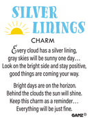 Silver Linings Charm - The Country Christmas Loft