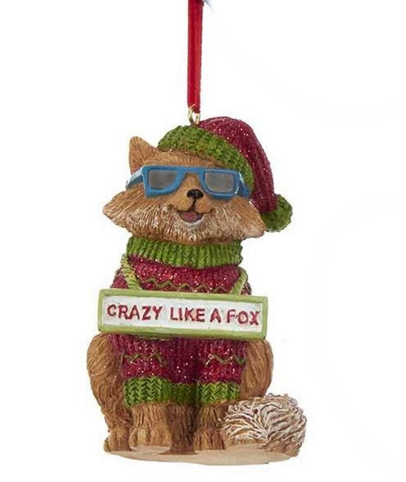 Cool Yule Animal Ornament - Fox - The Country Christmas Loft