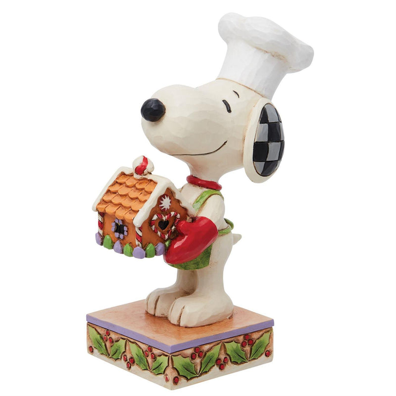 Snoopy with Gingerbread House