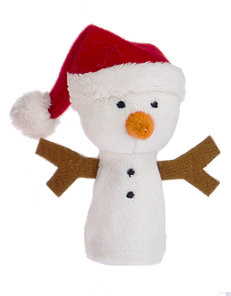 Holiday Finger Puppet - Snowman