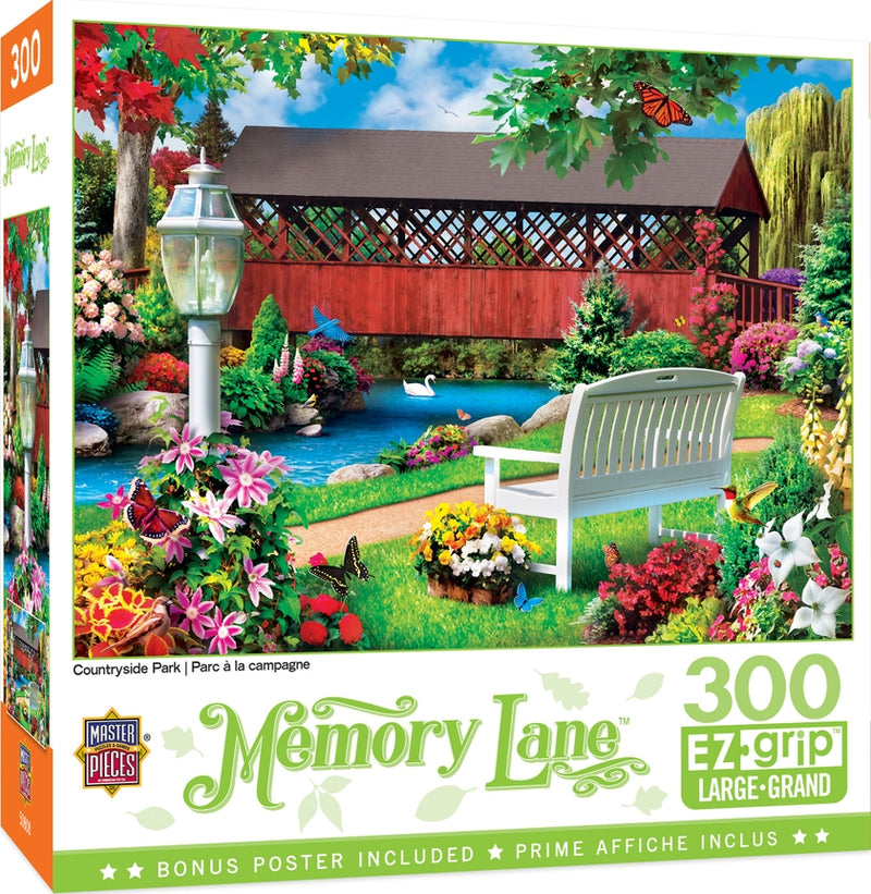 Memory Lane - Countryside Park 300 Piece Ez Grip Puzzle