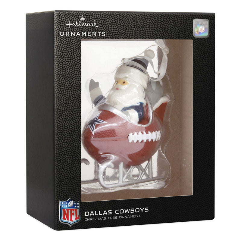 Dallas Cowboys Football Sled Ornament