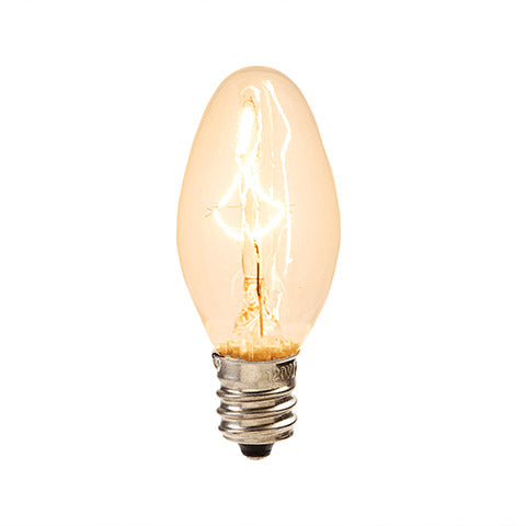 Edison Candlestick Bulbs - E17 - 2 pieces - The Country Christmas Loft