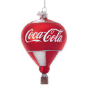 Coca-Cola Glass Hot Air Balloon Ornament - The Country Christmas Loft
