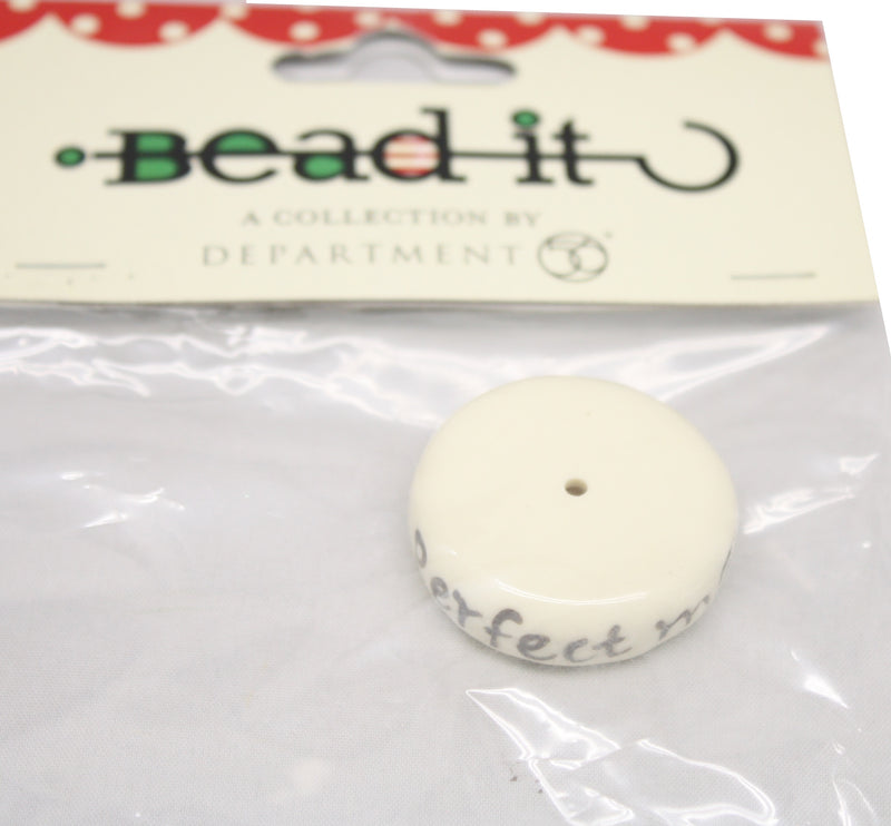 Bead It - The Perfect Man Spacer Bead - The Country Christmas Loft