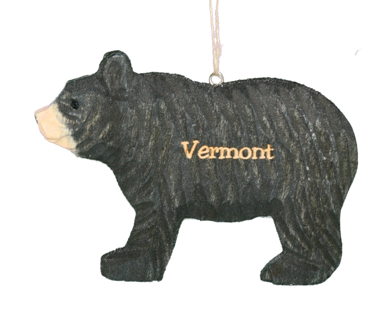Vermont Black Bear Ornament - The Country Christmas Loft