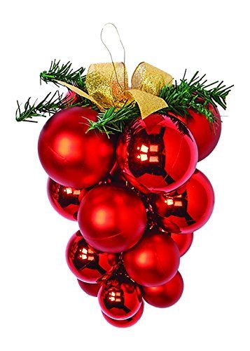 Worth Imports 8 inch Shatterproof Plastic Ball Teardrop - - The Country Christmas Loft