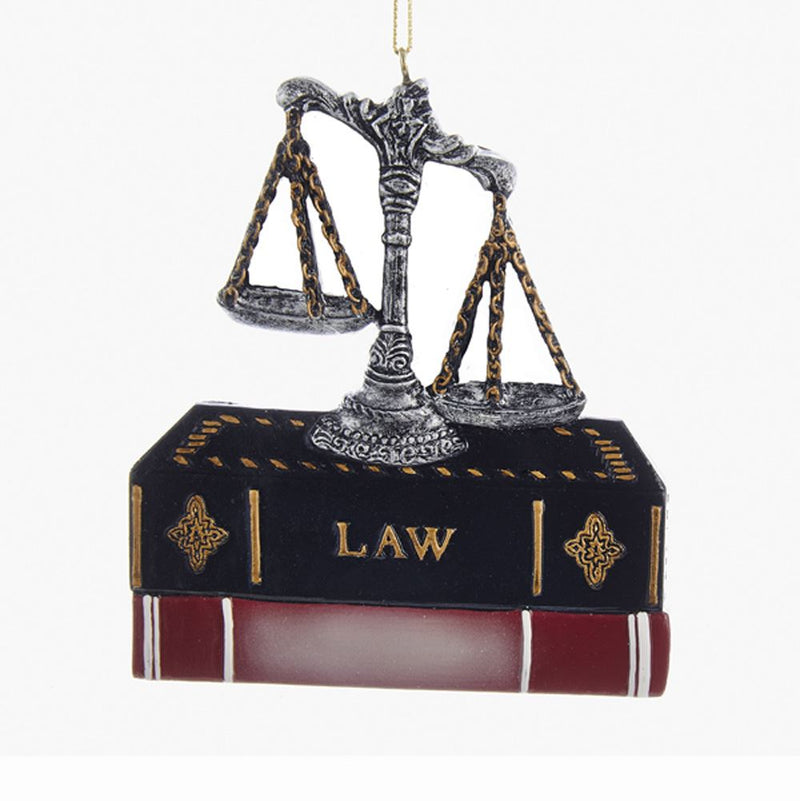 Scales of Justice Lawyer Ornament - The Country Christmas Loft